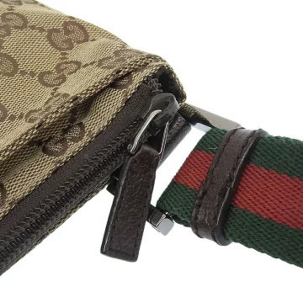 Gucci Crossbody Brown GG Shoulder Canvas Bag - Picture 6 of 8